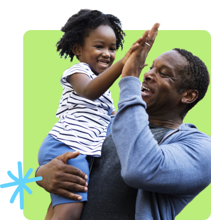 dad-high-five-with-daughter-asterix
