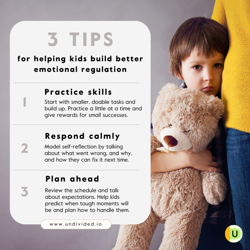 Tips for helping kids with emotional regulation