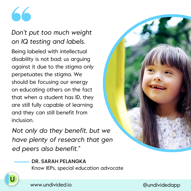 Don’t put too much weight on IQ testing and labels for kids with Down syndrome