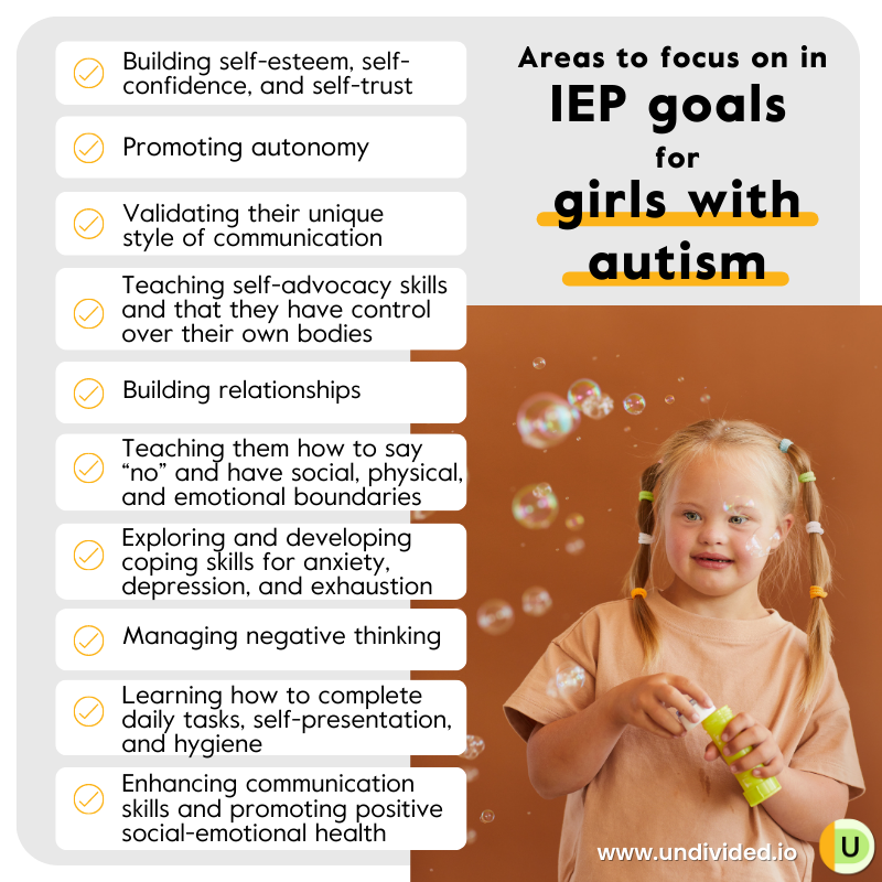 IEP Goals for Girls with Autism