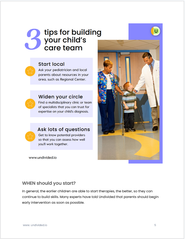 Free Downloadable Guide To Early Intervention Services