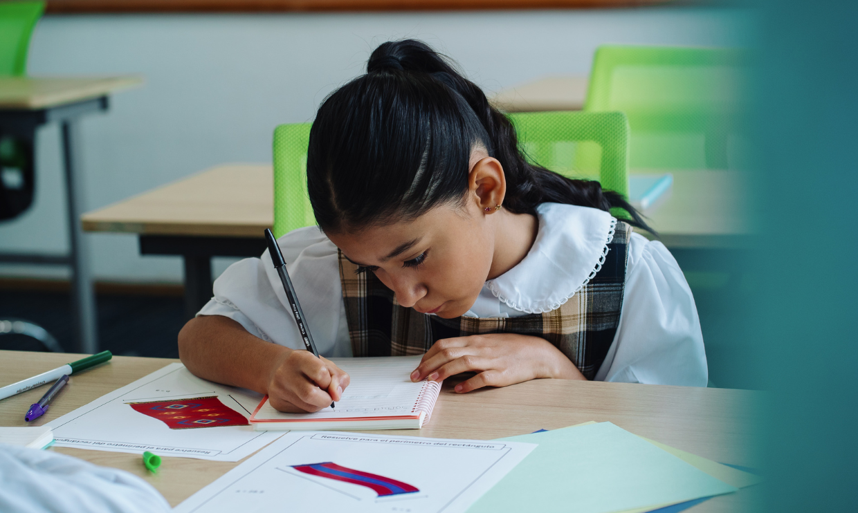 Student writing
