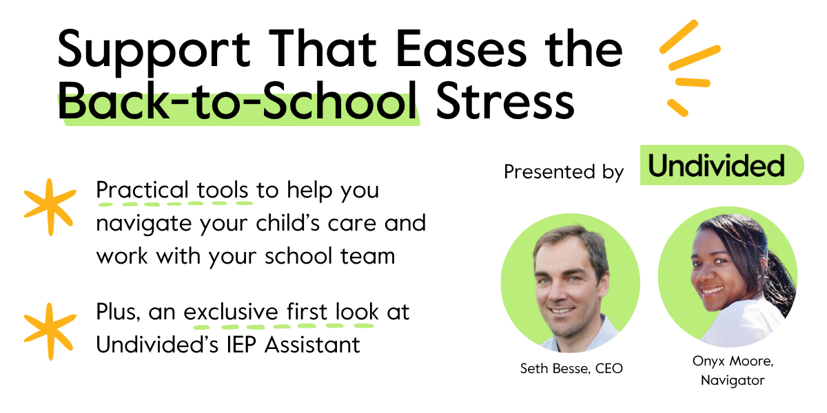 Back to school event banner