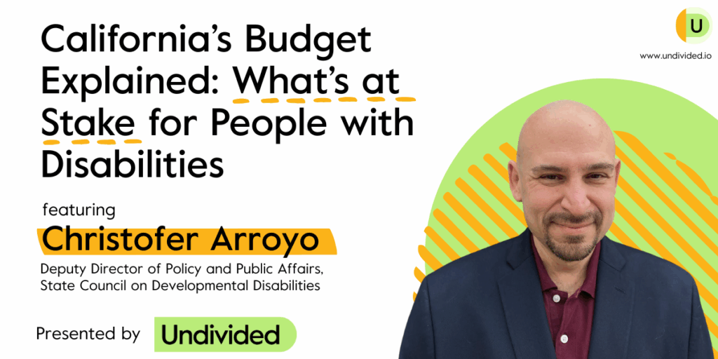 California budget event banner